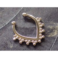 Bijou septum mini perles