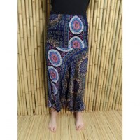 Pantalon Sharda rosaces color