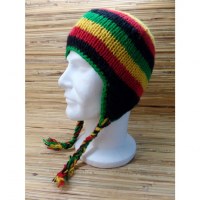 Bonnet en laine rasta