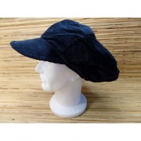 Casquette velours noire