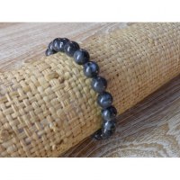 Bracelet mala labradorite noire