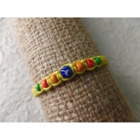 Bracelet jaune oeil