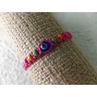 Bracelet rose oeil