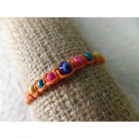 Bracelet orange oeil