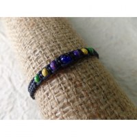 Bracelet noir oeil