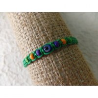 Bracelet vert oeil