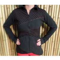 Veste zébra marron foncé