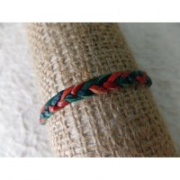 Bracelet kawan vert/rouge