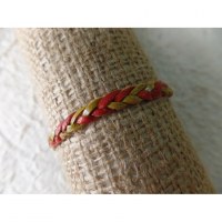 Bracelet kawan jaune/rouge