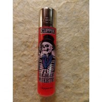 Briquet dia de los muertos rouge