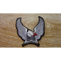 Ecusson aigle gris