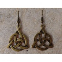 Boucles d'oreilles monade noeud celte