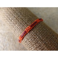 Bracelet akhir orange/rouge