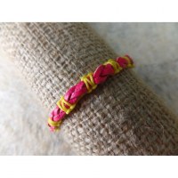 Bracelet pacar jaune/rose