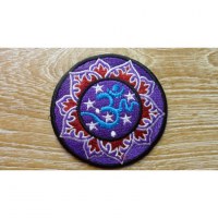 Patch Aum lotus mauve