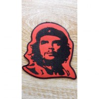 Ecusson rouge et noir Che Guevara 