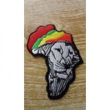 Patch drapeau lion rastafrica