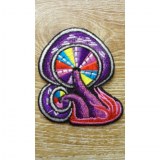 Ecusson mauve champignon