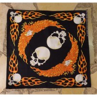 Bandana tête de mort et aigles