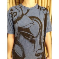 Tee shirt la larme de Bouddha bleu