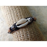 Bracelet macramé shell 1