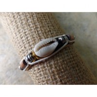 Bracelet macramé shell 2