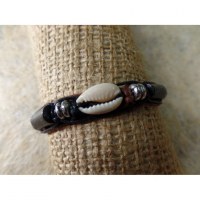 Bracelet macramé shell 4