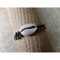 Bracelet macramé mer noir