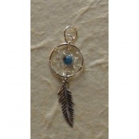 Pendentif dream catcher turquoise 1.1