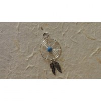 Pendentif dream catcher spider turquoise 2.1