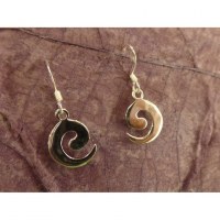 Boucles d'oreilles virgule