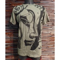 Tee shirt la larme de Bouddha kaki