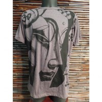 Tee shirt la larme de Bouddha marron