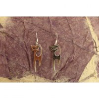 Boucles d'oreilles chat