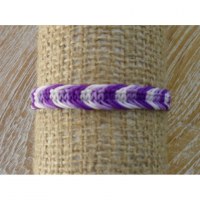 Bracelet Agus macramé mauve