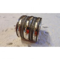 Bracelet manchette mini cercles