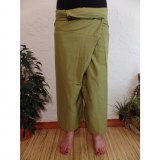 Pantalon Thaï Bang Saen vert pomme