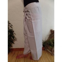 Pantalon Thaï Bang Saen blanc cassé