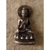 Miniature couleur argent Bouddha médecin