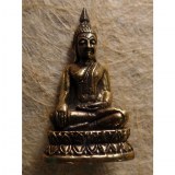 Miniature Bouddha assis main touchant la terre