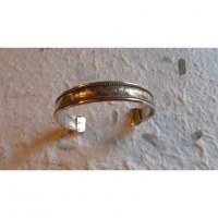 Bracelet argenté volutes