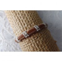 Bracelet sempit cuir coton 6