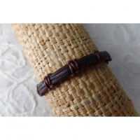 Bracelet sempit cuir coton 8