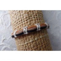 Bracelet sempit cuir coton 7