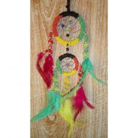 Dreamcatcher 2 cercles rasta