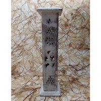 Porte encens tour blanche