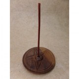 Porte encens rond étoile foncée