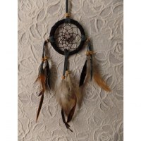 Petit dreamcatcher yaki noir