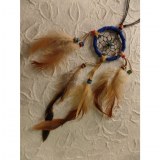 Collier dreamcatcher bleu foncé Kaws