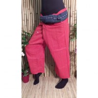 Pantalon Myanmar rouge